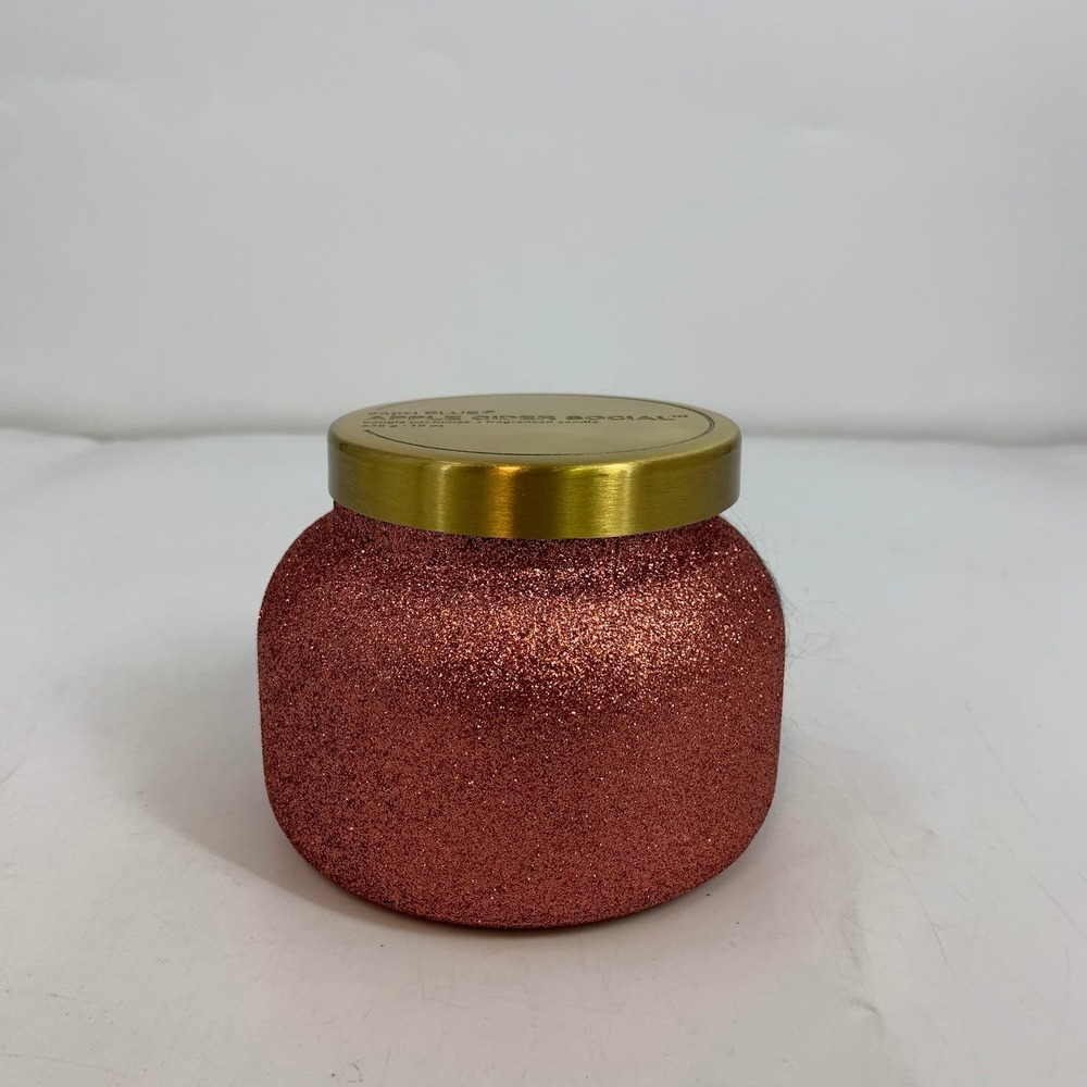 Capri Blue Apple Cider Social‎ Candle 19 oz, Sparkling Copper, Home Fragrance